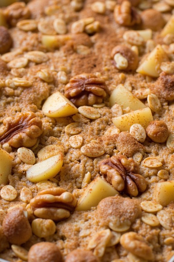 apple cinnamon oatmeal casserole