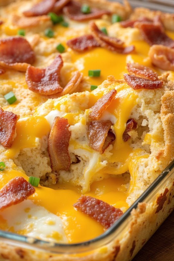 bacon and cheese casserole