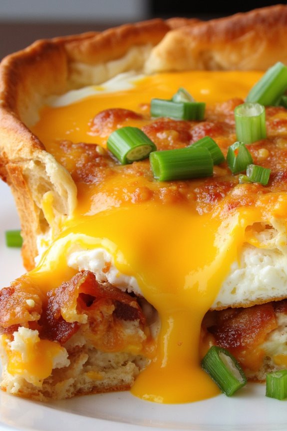 bacon cheese pie recipe