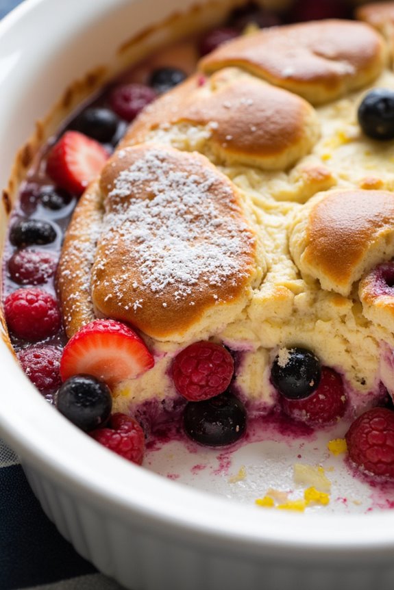 berry brioche casserole delight