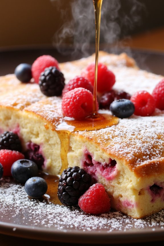 berry infused brunch casserole delight