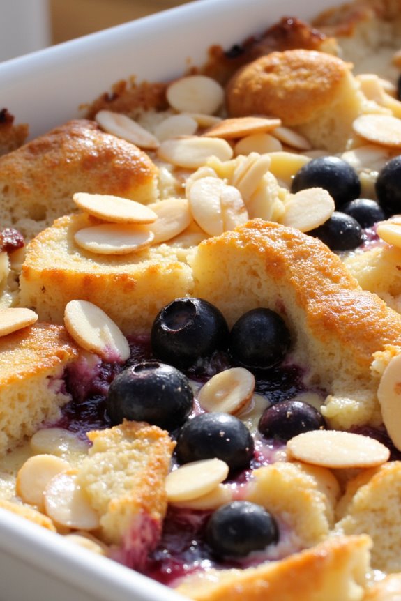 blueberry almond french toast