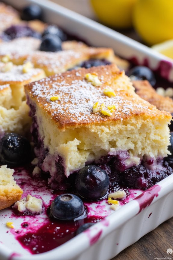 blueberry lemon breakfast casserole