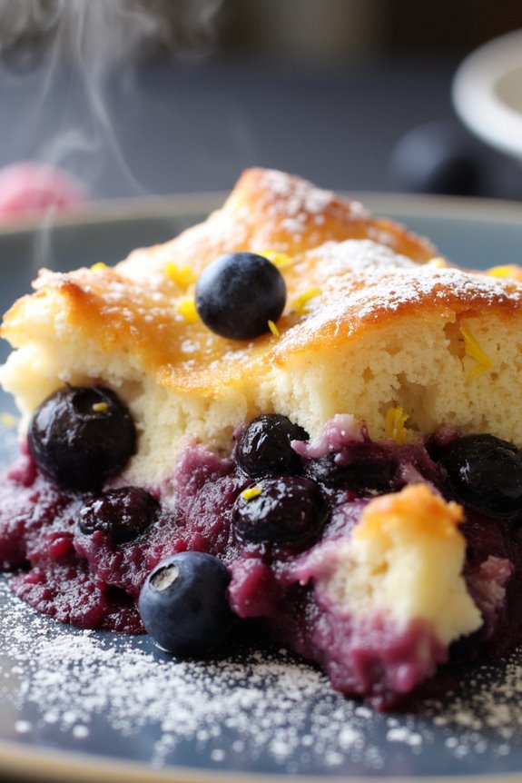 blueberry lemon brunch casserole