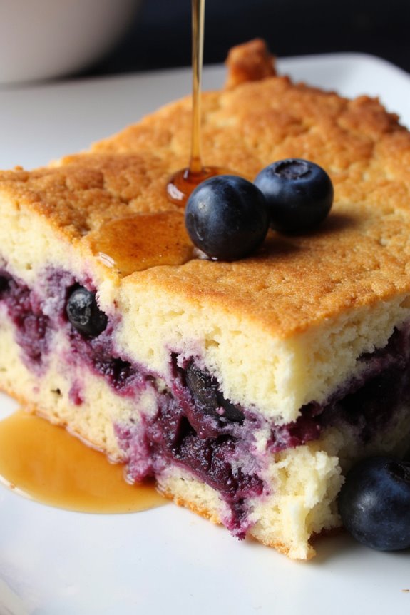 blueberry pancake brunch casserole
