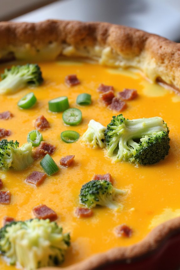 broccoli cheddar keto casserole