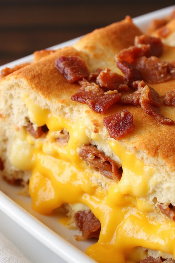 cheesy bacon breakfast casserole