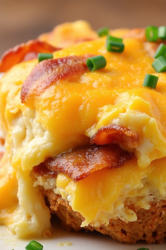 cheesy bacon hash brown casserole