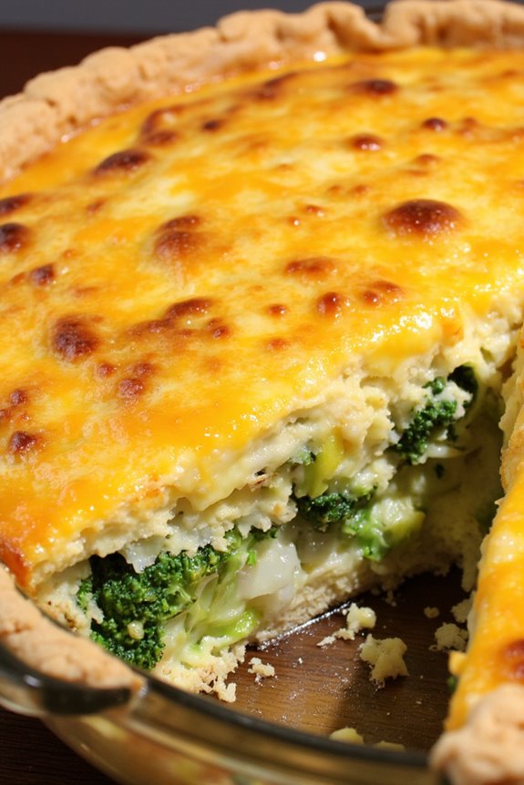 cheesy broccoli breakfast casserole
