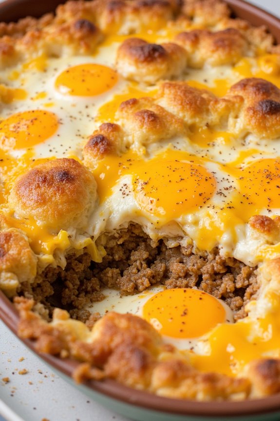 cheesy sausage breakfast casserole
