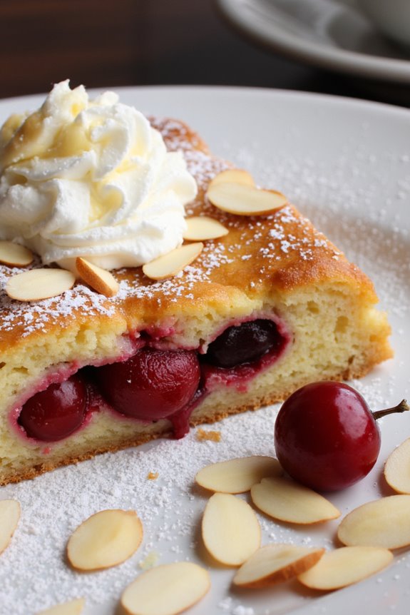 cherry almond brunch casserole