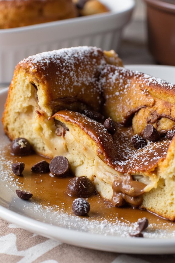 chocolate hazelnut french toast