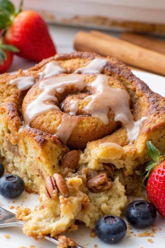 cinnamon roll brunch casserole delight