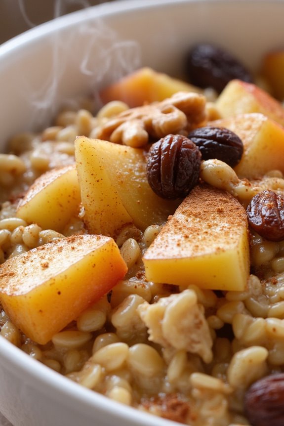 comforting apple cinnamon casserole