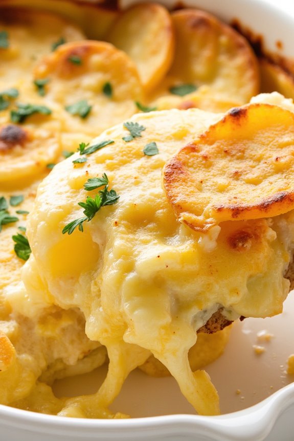 creamy parmesan potato gratin