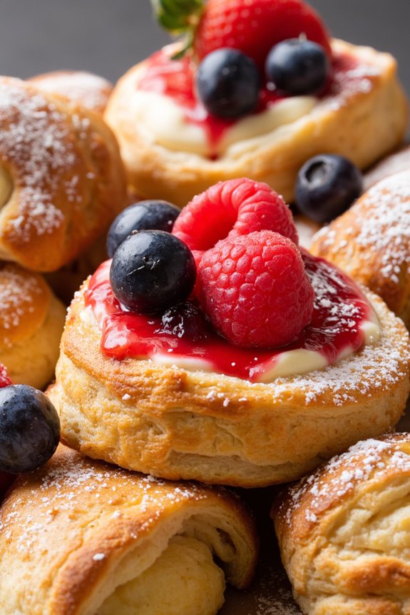 croissant berry breakfast bake