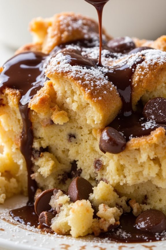 decadent brunch chocolate pudding