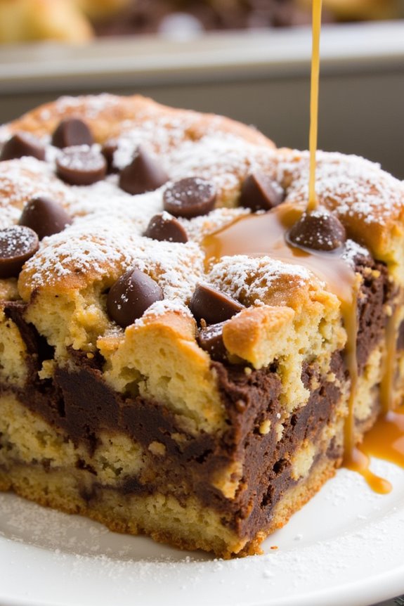 decadent chocolate banana casserole