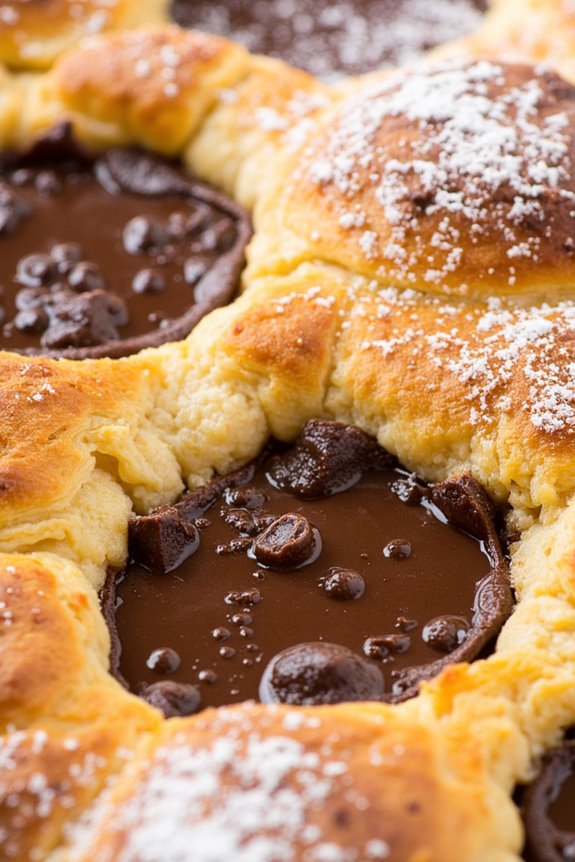 decadent chocolate croissant casserole