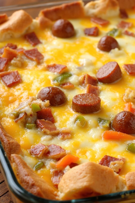 delicious breakfast egg casserole