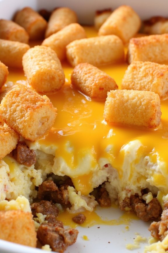 delicious tater tot casserole
