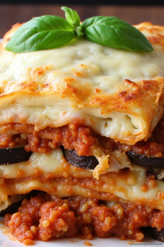 eggplant parmesan breakfast lasagna