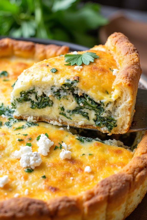 feta spinach breakfast casserole