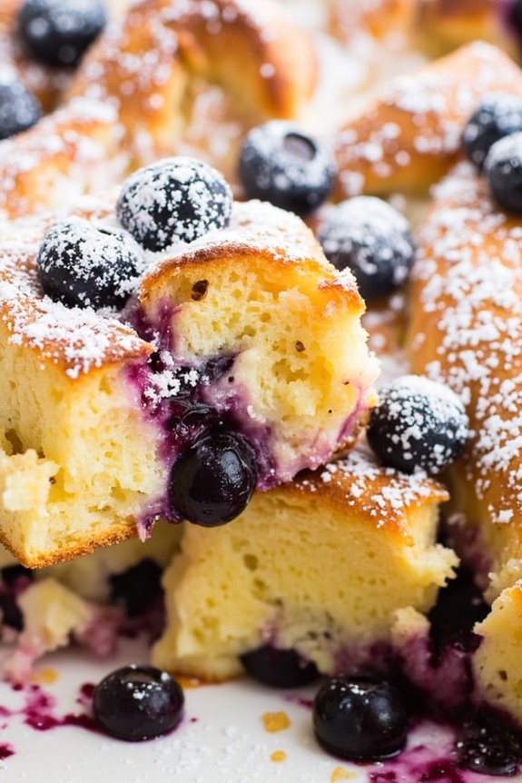 gluten free blueberry french toast