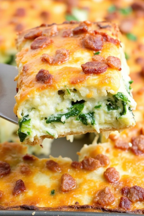 gluten free zucchini bacon casserole