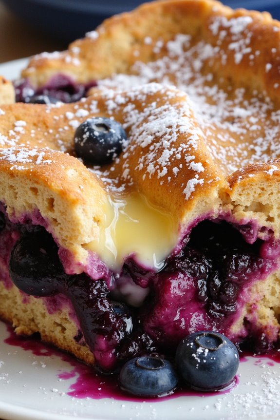 healthy blueberry french toast