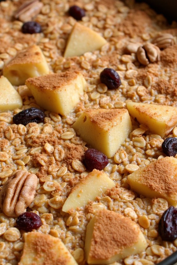 hearty apple cinnamon bake