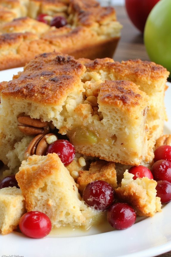 hearty apple cranberry casserole