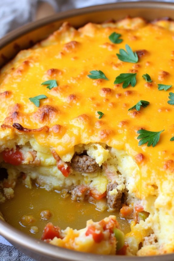 hearty breakfast casserole recipe