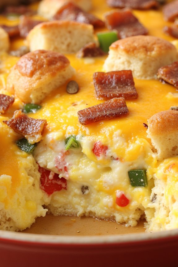 hearty breakfast egg casserole