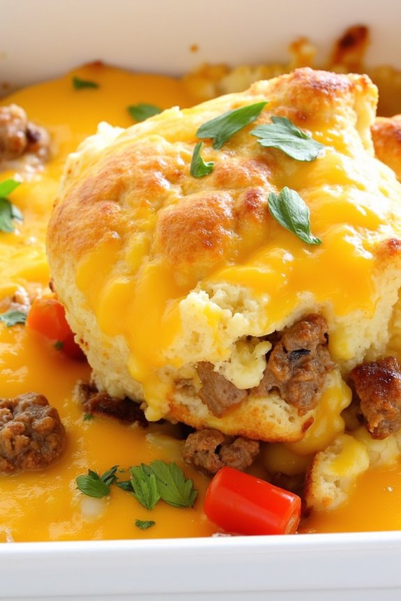 hearty breakfast muffin casserole