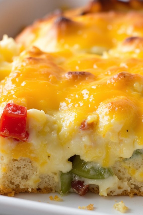 hearty egg and cheese casserole