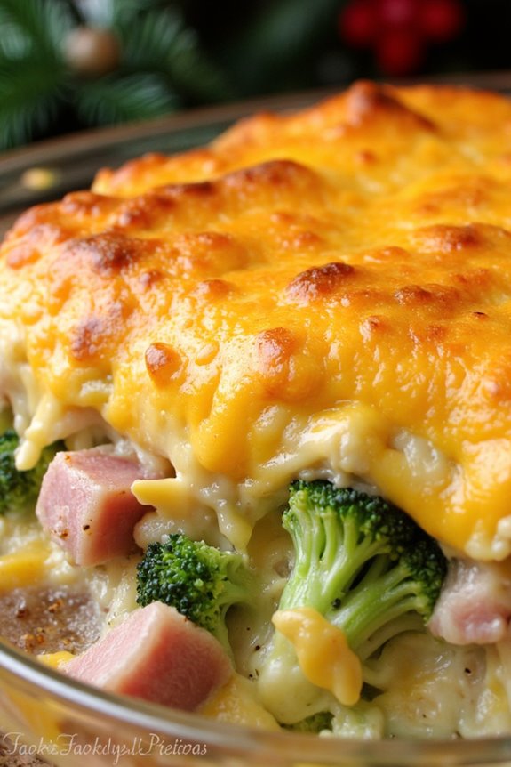 hearty ham and broccoli bake