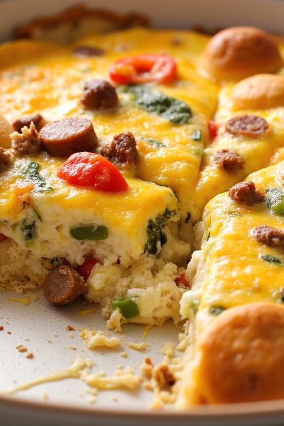 hearty italian sausage casserole