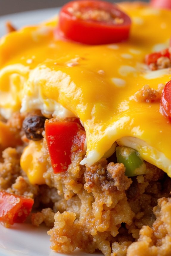 hearty mexican breakfast casserole