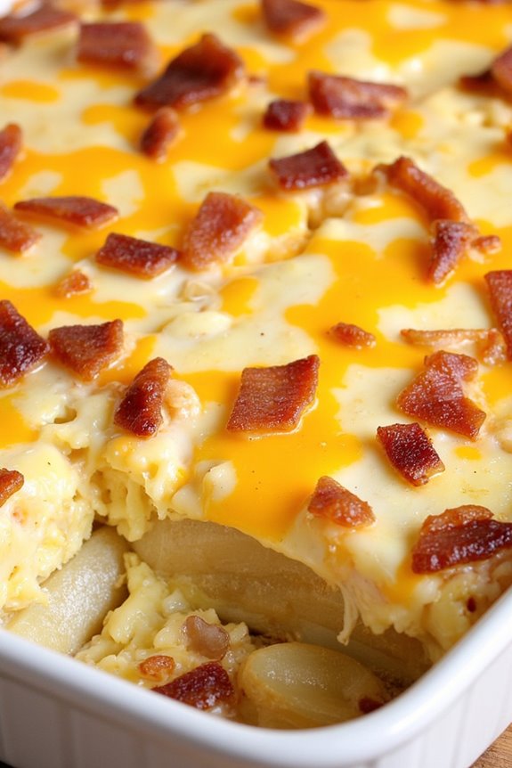hearty potato bacon bake