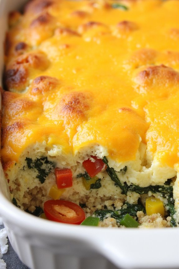 hearty protein rich breakfast casserole