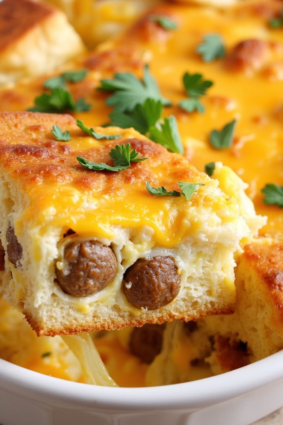 hearty sausage and egg casserole