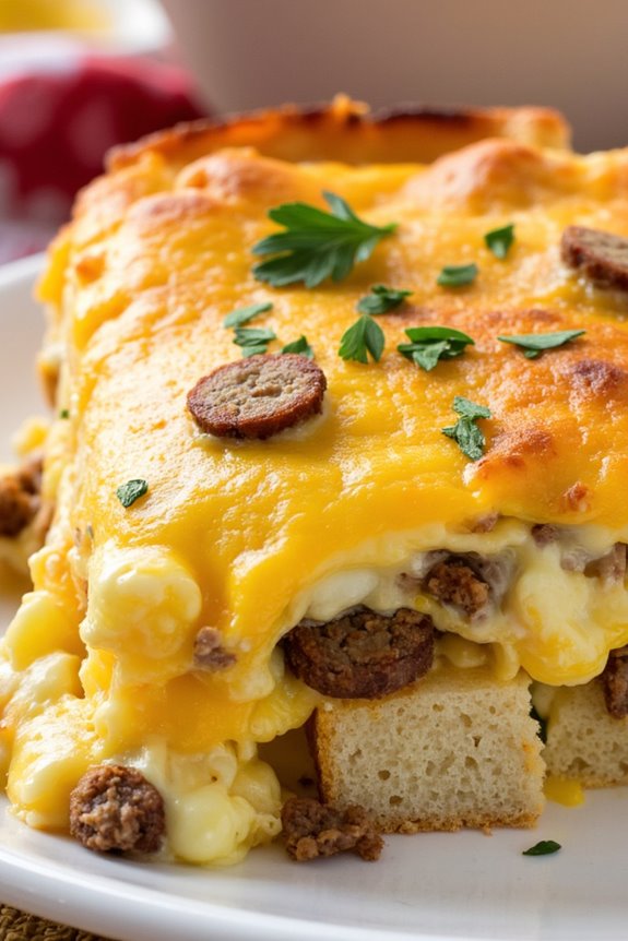 hearty sausage and egg casserole
