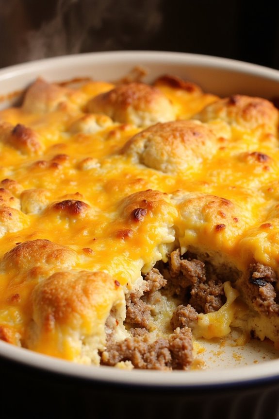 hearty sausage and egg casserole