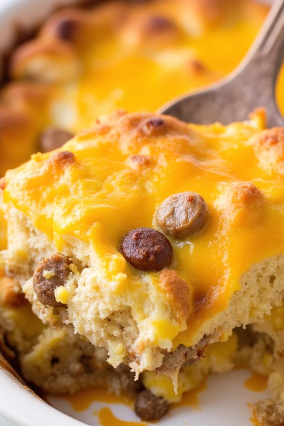 hearty sausage egg casserole