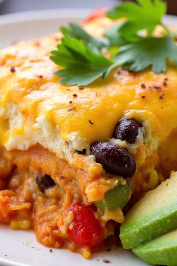 hearty southwest enchilada bake