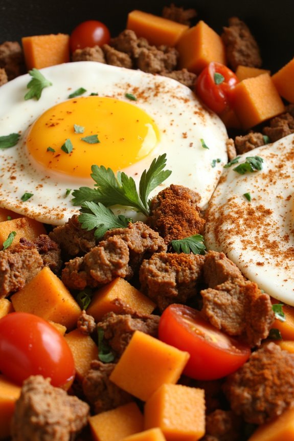 hearty sweet potato skillet