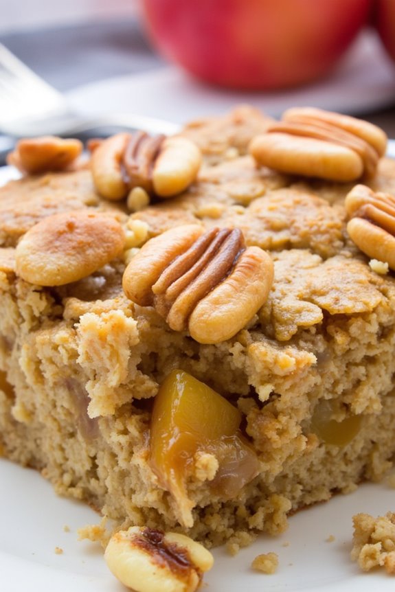 indulgent apple cinnamon oatmeal