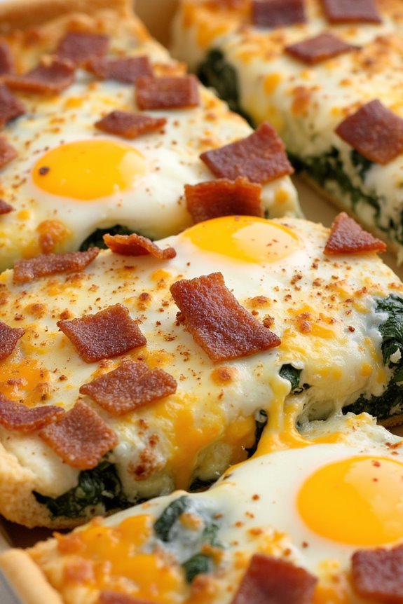 keto breakfast pizza casserole