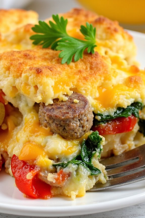 keto friendly sausage breakfast casserole